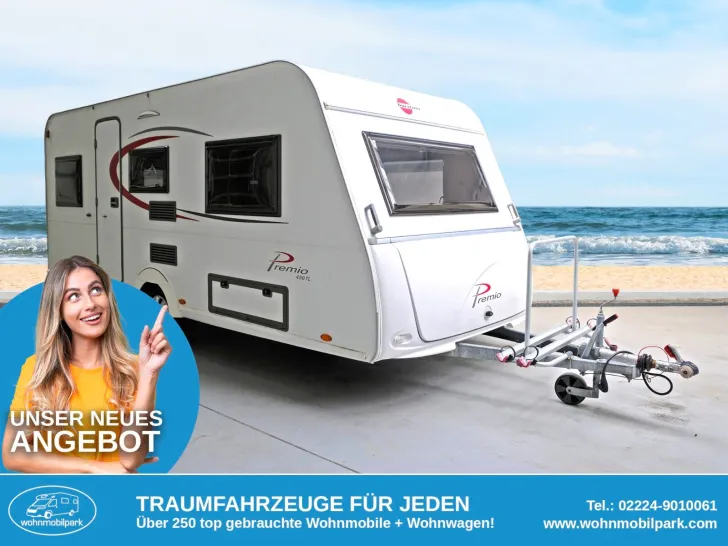 Fahrzeugbild Bürstner Premio 490 TL/Einzelbetten/Rundsitzgruppe/Finanz #1