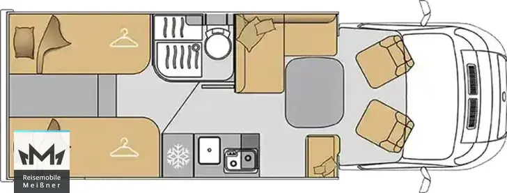 Grundriss Tag Mooveo Tei 70EBH Citroen
