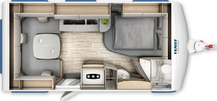 Grundriss Tag Fendt Bianco Activ 445 SFB