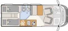 Grundriss Tag Dethleffs Globetrail Advantage 640 ER Fiat