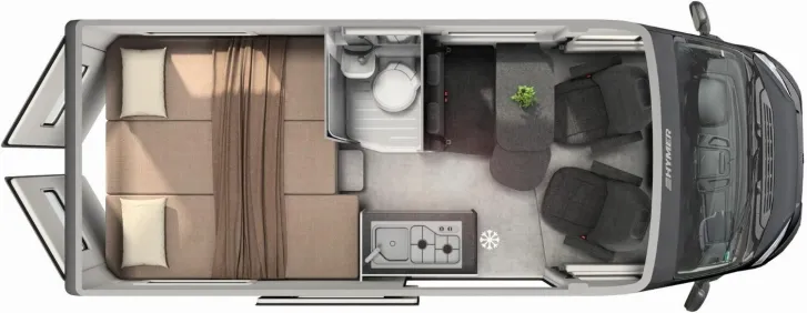 Grundriss Tag Hymer Yosemite Fiat