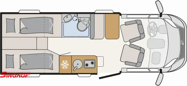 Grundriss Tag Dethleffs Globebus Camp Active T 4