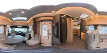 360° Innenansicht Malibu T 470 RB LE K MB DISTRONIC ALDE Wechselrichter