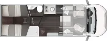 Grundriss Tag Roller Team Zefiro 287 Integral *ATM*32"*Winter Paket*LITHIUM