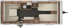 Grundriss Tag Tabbert Senara 550E 2.3 ähnlich Casadora