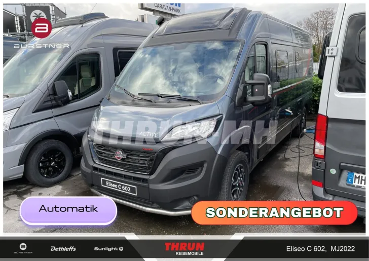 Fahrzeugbild Bürstner Eliseo C 602 160PS Automatik Sunroof Markise #1