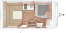 Grundriss Tag Weinsberg CaraCito 450 FU Beschenkt Euch selbst