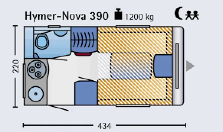 Fahrzeugbild Hymer Eriba Nova 390 #2