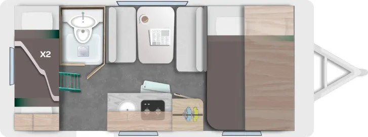 Grundriss Tag Sterckeman Easy 470PE