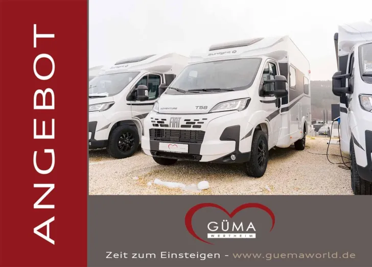 Fahrzeugbild Sunlight Adventure T 58 ***RABATT: 3.827,00 EURO*** #1