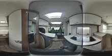360° Innenansicht Carado V 337 pro+ Paket|LEDSW|Combi6E|Elekt.-Handbremse
