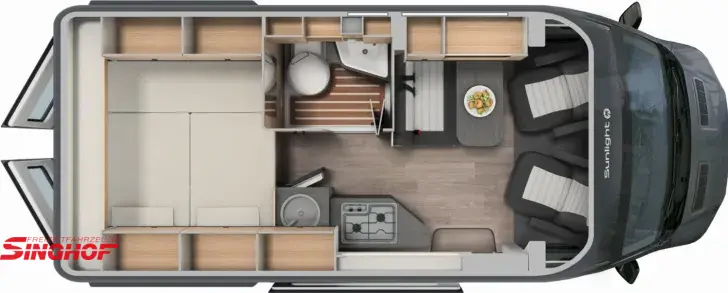 Grundriss Tag Sunlight Cliff 4x4 Greentrek 590