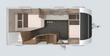 Grundriss Nacht Knaus Sport 500 UF *** Abverkauf bis Ende Mai