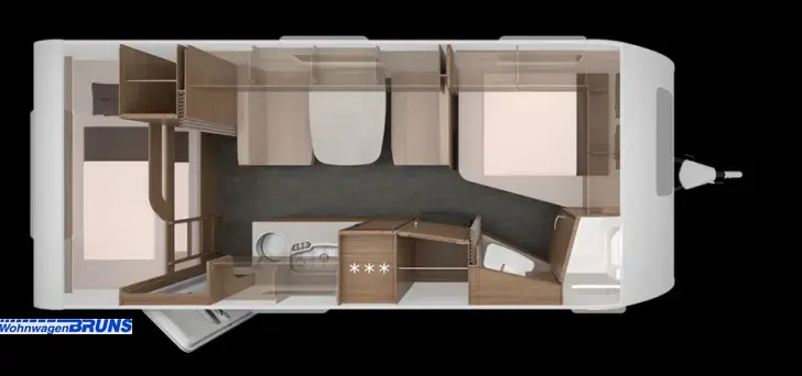 Grundriss Tag Knaus Sport 540 FDK *** Abverkauf bis Ende Mai