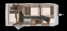 Grundriss Nacht Knaus Sport 540 FDK *** Abverkauf bis Ende Mai