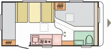 Grundriss Tag Adria Aviva 472 PK