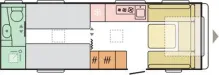 Grundriss Tag Adria Adora 663 UT