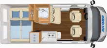 Grundriss Tag Hymer Grand Canyon Fiat -22.480,- ich-will-weg-Preis!