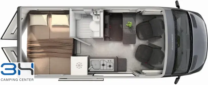 Grundriss Tag Hymer Grand Canyon S CrossOver 600 -14.465Allrad-Deals