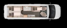 Grundriss Nacht Knaus BoxDrive 680 ME *** Abverkauf bis Ende Mai