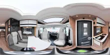 360° Innenansicht Dethleffs Globebus Camp Active T 4 *MJ 2026* JETZT VOR ORT