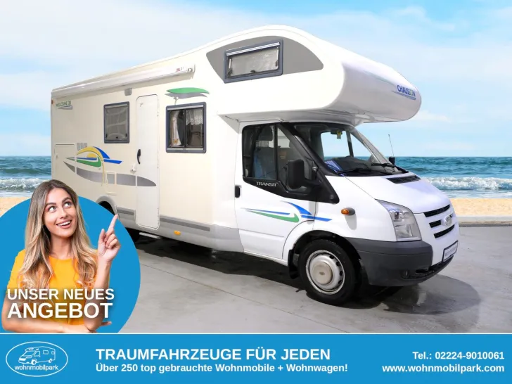 Fahrzeugbild Chausson Welcome 28 G/Festbett/Garage/Klima/Markise #2