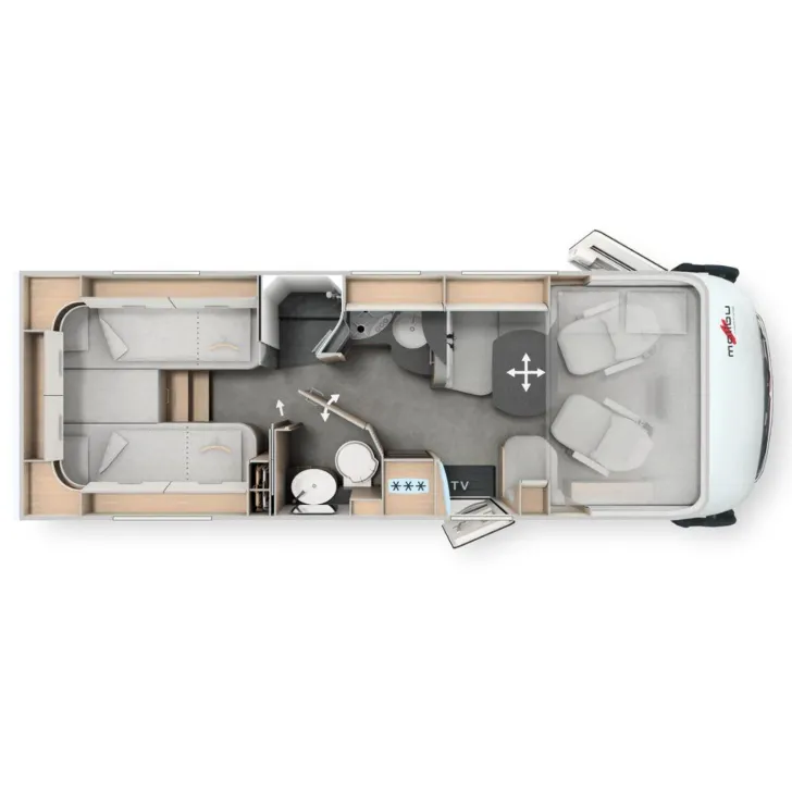 Fahrzeugbild Malibu I 470 RB LE K comfort Fiat #3