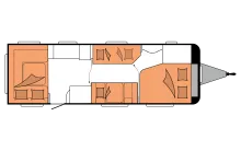 Grundriss Nacht Hobby Prestige 720 UKFe