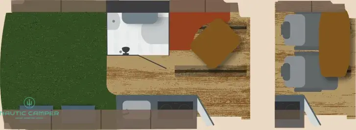 Grundriss Tag Rhön Camp Force 4x4 "The Hulk" Sondermodell