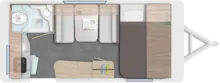 Grundriss Tag Caravelair Alba 400