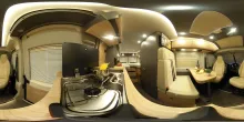 360° Innenansicht Malibu Van first class - two rooms GT skyview 640 LE RB Fiat (731)