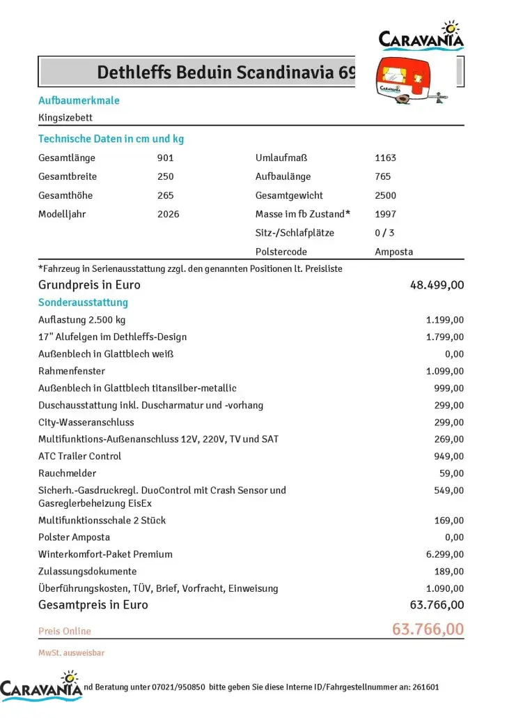 Fahrzeugbild Dethleffs Beduin Scandinavia 690 BQT Winter/ATC/Rahmenfens #16