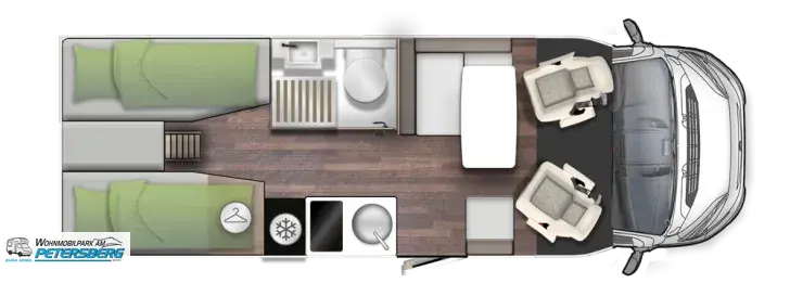 Grundriss Tag Forster T 699 EB 140 PS * Automatik * 3,5 t