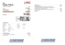 Fahrzeugbild LMC Cruiser T750 EL 180 PS, 4,4tn, 3e+4e Sitzplatz #3