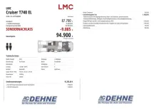 Fahrzeugbild LMC Cruiser T740 EL 180 PS, 4,4tn, 3e+4e Sitzplatz #3