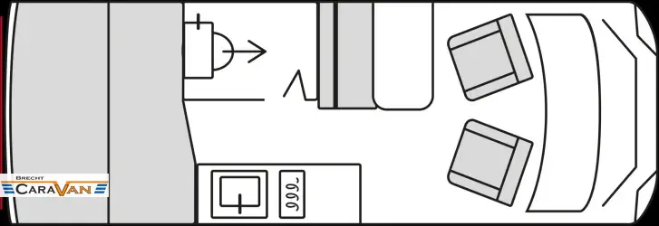 Grundriss Tag Bürstner Papillon PC 6.0 NEUHEIT - ENDLICH EINGETROFFEN