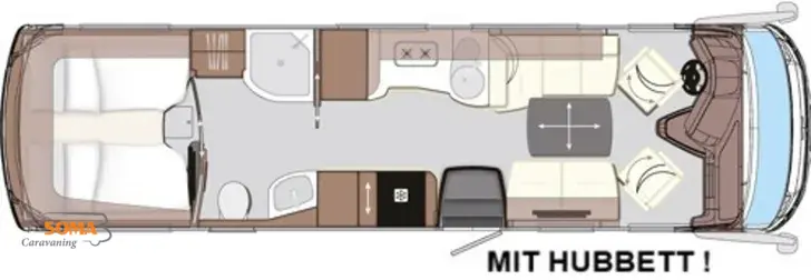 Grundriss Tag Concorde Charisma 910 LSI