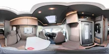 360° Innenansicht Dethleffs Trend T 7057 EB *ÜBER 1 TONNE ZULADUNG*