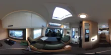 360° Innenansicht Sunlight Adventure T 66S OHNE Hubbett + ACC+Navi+Voll-LED