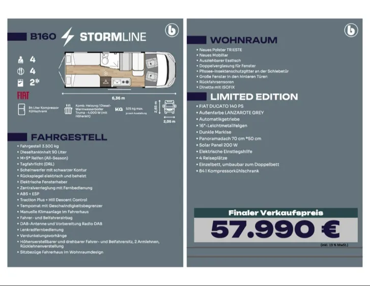 Fahrzeugbild Benimar Benivan B160 STORMLINE #2