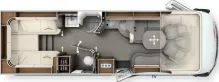Grundriss Tag Carthago chic c-line I 5.9 XL LE Mercedes (314)