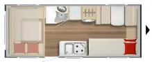 Grundriss Tag Bürstner Premio 510 TK plus