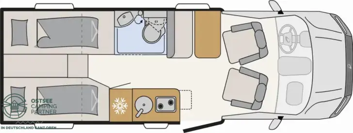 Grundriss Tag Dethleffs Globebus Performance 4x4 T 46 2026
