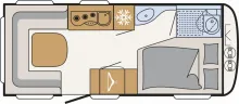 Grundriss Tag Dethleffs c-go 495 FR
