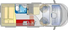 Grundriss Tag Pössl Summit Prime 600 Fiat 140 PS Last-Edition 25Sale