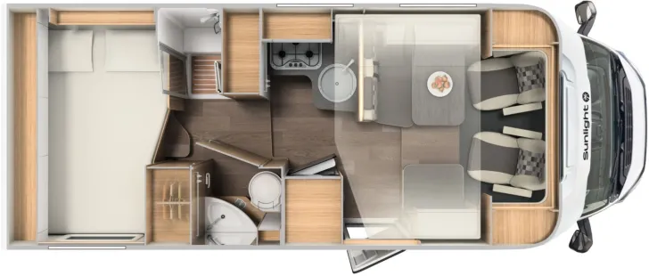 Grundriss Tag Sunlight T 65 Frühjahrsmesse