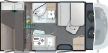 Grundriss Tag Challenger Teilintegriert S Sport Edition S194 Mj26, Arctic