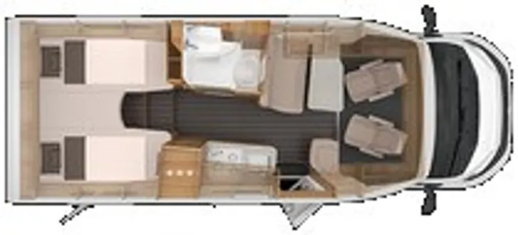 Grundriss Tag Knaus Sky Ti 650 MEG Platinum Selection Aktionspreis