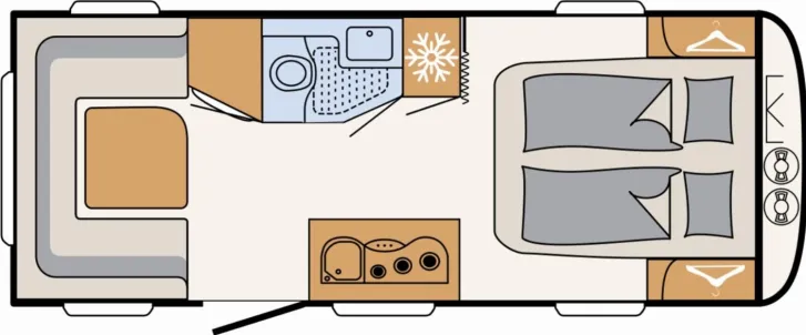 Grundriss Tag Dethleffs Summer Edition 530 DR * Neuheit * Ab  Mai 26 *