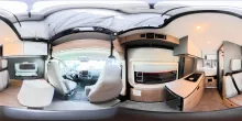 360° Innenansicht Dethleffs Globetrail 75K 600 DS Fiat *75K-EDITION*GREEN*